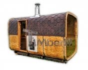 Zewnętrzna sauna prostokątna